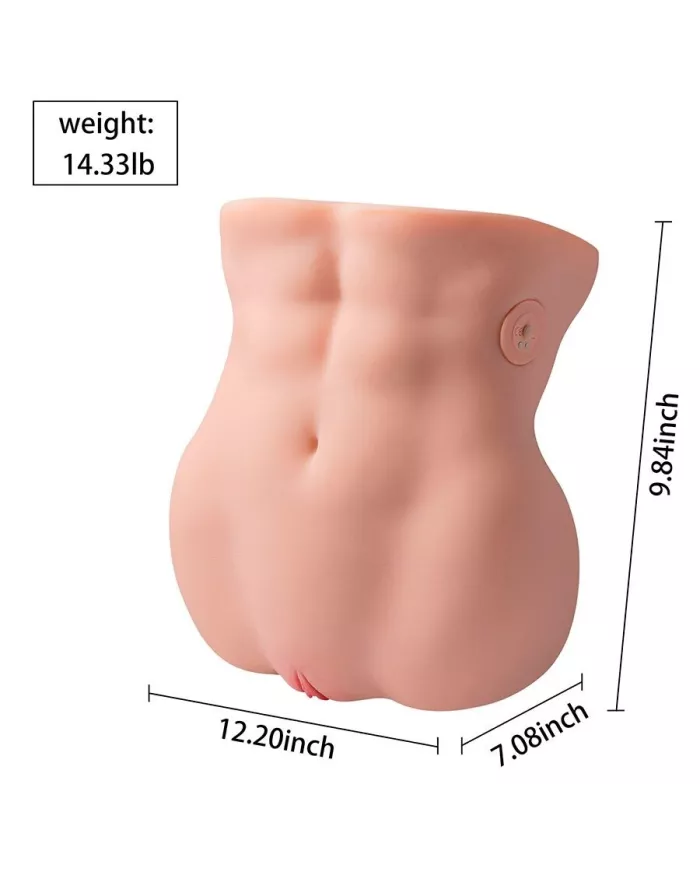 XISE - LYDIA MASTURBATEUR VAGIN FÉMININ AVEC POUSSÉE 25 CM