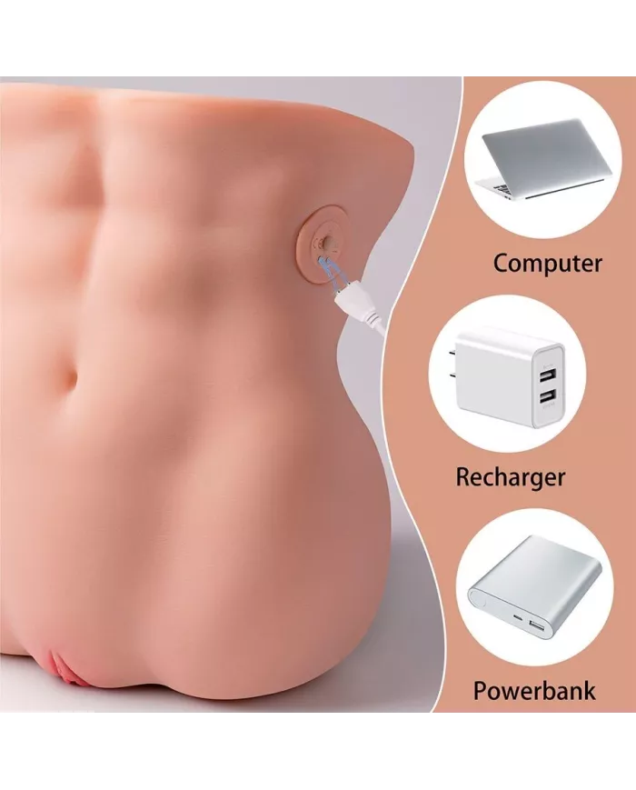 XISE - LYDIA MASTURBATEUR VAGIN FÉMININ AVEC POUSSÉE 25 CM