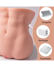 XISE - LYDIA MASTURBATEUR VAGIN FÉMININ AVEC POUSSÉE 25 CM