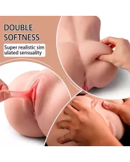 XISE - LYDIA MASTURBATEUR VAGIN FÉMININ AVEC POUSSÉE 25 CM