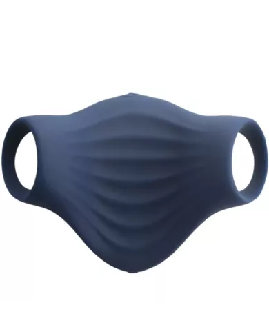 ROCKS-OFF - MASTURBATEUR VIBRATEUR FLEXIBLE PALM BLUE