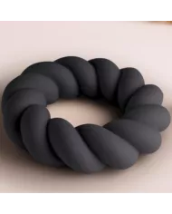 ROCKS-OFF - ANNEAU DE MASTURBATION EN SILICONE NOIR TWIST ROCKS-OFF - ANNEAU DE MASTURBATION EN SILICONE NOIR TWIST