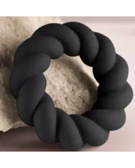 ROCKS-OFF - ANNEAU DE MASTURBATION EN SILICONE NOIR TWIST ROCKS-OFF - ANNEAU DE MASTURBATION EN SILICONE NOIR TWIST
