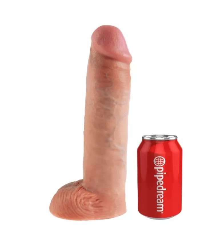 KING COCK - STRAP-ON AVEC GODE CREUX 28 CM ET SANGLES COULEUR CHAINE KING COCK - STRAP-ON AVEC GODE CREUX 28 CM ET SANGLES COULEUR CHAINE