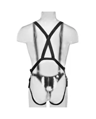 KING COCK - STRAP-ON AVEC GODE CREUX 28 CM ET SANGLES COULEUR CHAINE KING COCK - STRAP-ON AVEC GODE CREUX 28 CM ET SANGLES COULEUR CHAINE