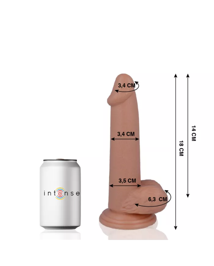 MR INTENSE - 10 PÉNIS RÉALISTE 18 CM -O- 3.4 CM MR INTENSE - 10 PÉNIS RÉALISTE 18 CM -O- 3.4 CM