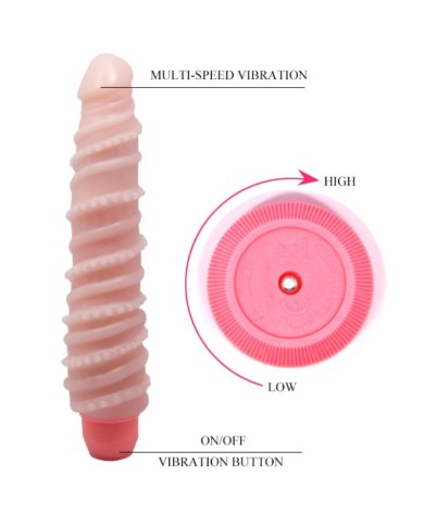 BAILE - VIBRATEUR SPIRALE SENSUELLE FLEXI VIBE 19.5 CM