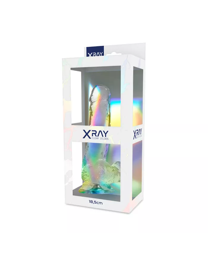 X RAY - BITE TRANSPARENTE AVEC BOULES 18.5 CM -O- 3.8 CM X RAY - BITE TRANSPARENTE AVEC BOULES 18.5 CM -O- 3.8 CM