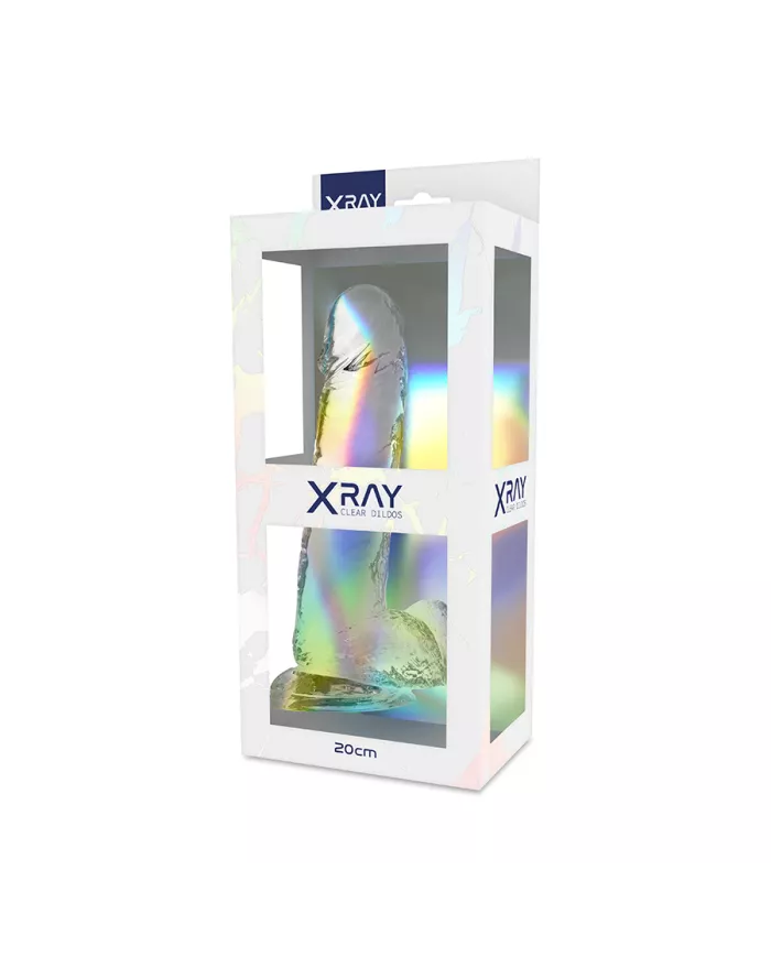 X RAY - BITE TRANSPARENTE AVEC BOULES 20 CM -O- 4.5 CM X RAY - BITE TRANSPARENTE AVEC BOULES 20 CM -O- 4.5 CM