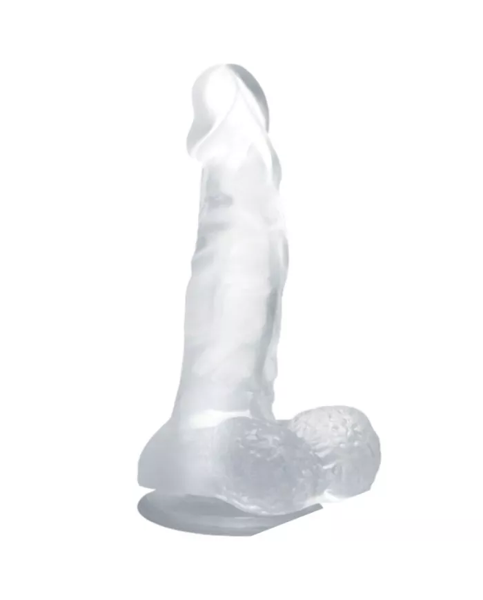 BAILE - GODE RÉALISTE AVEC VENTOUSE ET TESTICULES 16.7 CM TRANSPARENT BAILE - GODE RÉALISTE AVEC VENTOUSE ET TESTICULES 16.7 CM TRANSPARENT