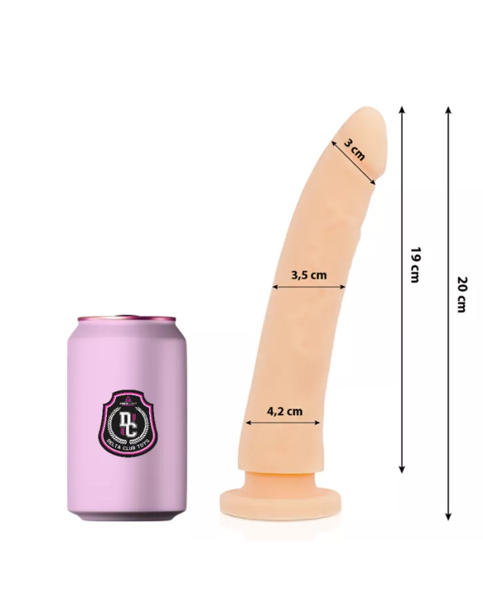 DELTA CLUB - TOYS GODE NATUREL MÉDICAL SILICONE 20 CM -O- 4 CM DELTA CLUB - TOYS GODE NATUREL MÉDICAL SILICONE 20 CM -O- 4 CM