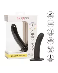 CALEXOTICS - BOUNDLESS DILDO 15.25 CM COMPATIBLE HARNAIS LISSE