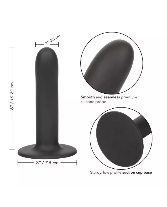 CALEXOTICS - BOUNDLESS DILDO 15.25 CM COMPATIBLE HARNAIS LISSE