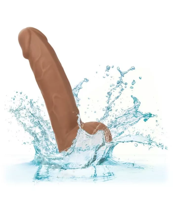 CALEXOTICS - CLOUS EN SILICONE 15.24 CM MARRON