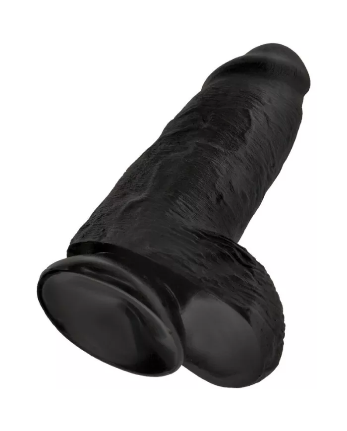 KING COCK - PÉNIS RÉALISTE CHUBBY 23 CM NOIR