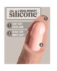 KING COCK - ELITE GODE RÉALISTE EN SILICONE 15.2 CM