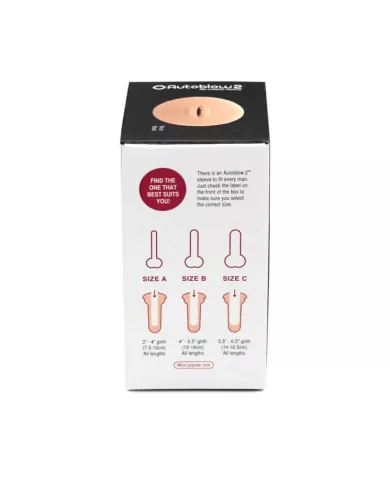 AUTOBLOW - 2+ MANCHON À BOUCHE TAILLE B AUTOBLOW - 2+ MANCHON À BOUCHE TAILLE B