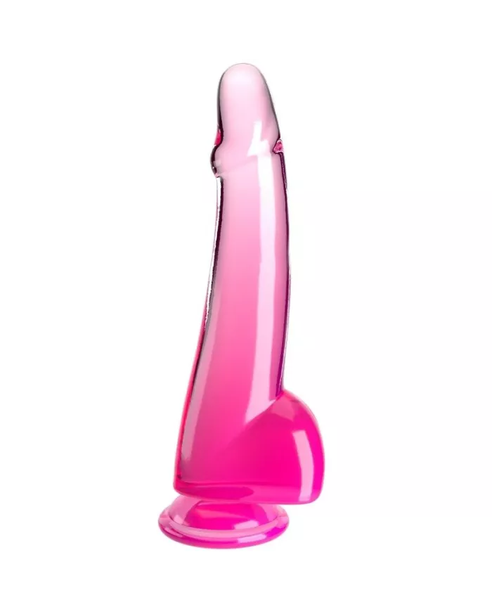 KING COCK - CLEAR GODE  TESTICULES 19 CM ROSE KING COCK - CLEAR GODE  TESTICULES 19 CM ROSE