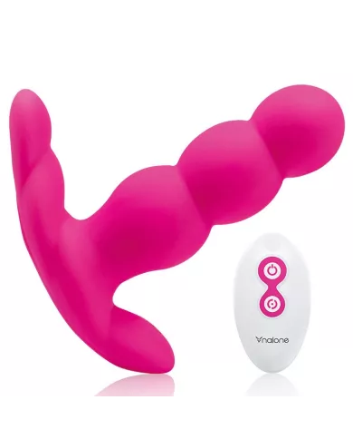 NALONE - VIBRATEUR ANAL PEARL TÉLÉCOMMANDE NOIR