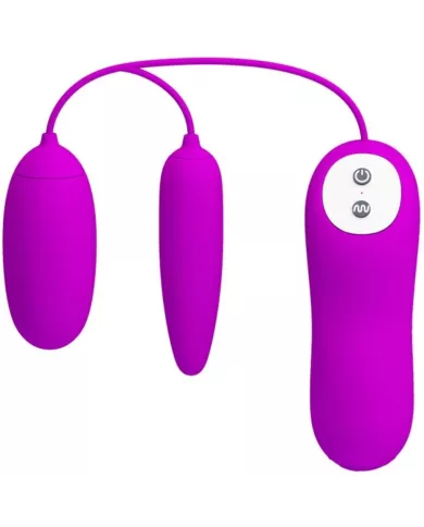 PRETTY LOVE - IRMA DOUBLE OEUF VIBRANT