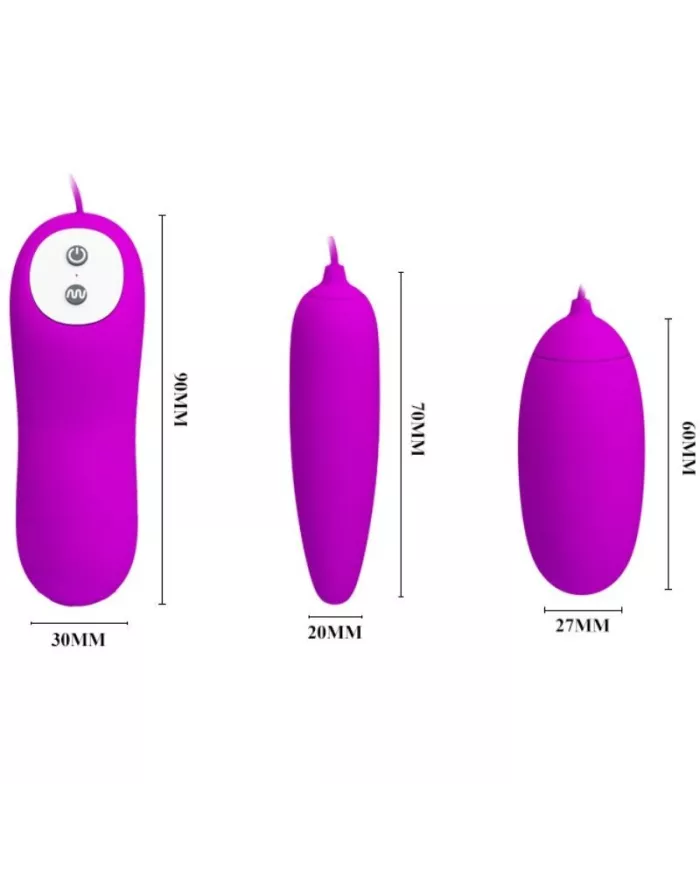 PRETTY LOVE - IRMA DOUBLE OEUF VIBRANT