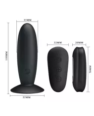 MR PLAY - PLUG ANAL AVEC TÉLÉCOMMANDE VIBRATION NOIRE
