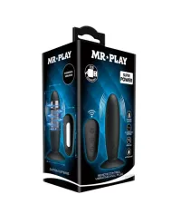 MR PLAY - PLUG ANAL AVEC TÉLÉCOMMANDE VIBRATION NOIRE