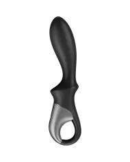 SATISFYER - APPLICATION VIBRATEUR ANAL HEAT CLIMAX NOIR