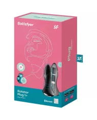 SATISFYER - ROTATOR PLUG 1+ APPLICATION VIBRANTE NOIR SATISFYER - ROTATOR PLUG 1+ APPLICATION VIBRANTE NOIR