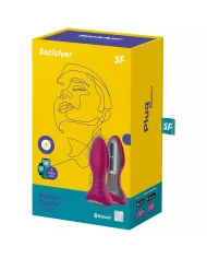 SATISFYER - APPLICATION DE PLUG VIBRANT ROTATOR PLUG 2+ ROUGE SATISFYER - APPLICATION DE PLUG VIBRANT ROTATOR PLUG 2+ ROUGE