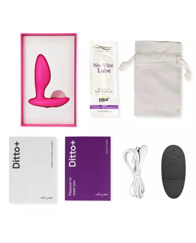 WE-VIBE - DITTO+ VIBRATEUR ANAL PLUG ROSE