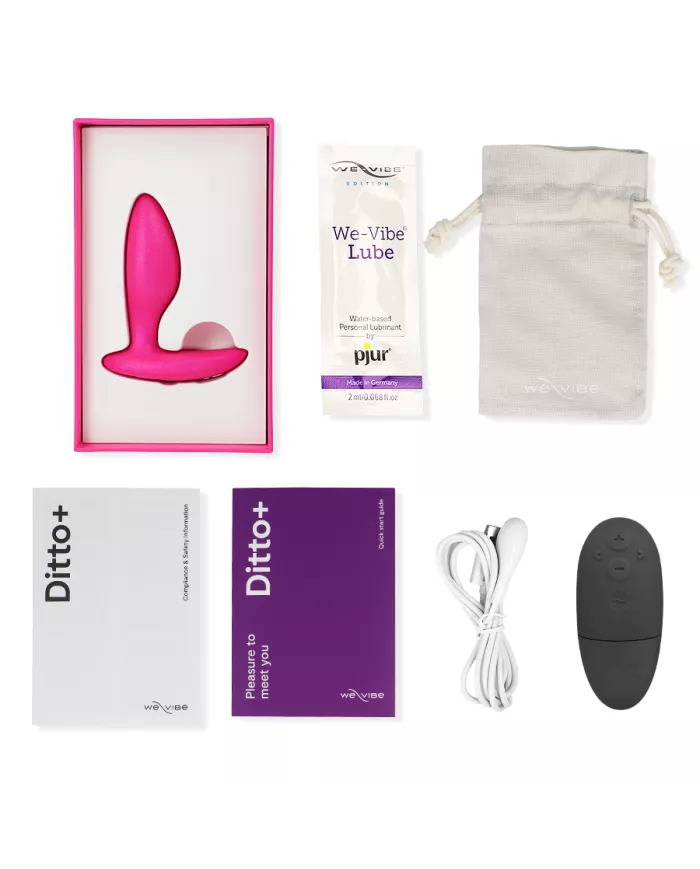 WE-VIBE - DITTO+ VIBRATEUR ANAL PLUG ROSE WE-VIBE - DITTO+ VIBRATEUR ANAL PLUG ROSE