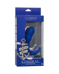 CALEXOTICS - ADMIRAL STIMULATEUR & VIBRATEUR ANAL COURBÉ BLEU CALEXOTICS - ADMIRAL STIMULATEUR & VIBRATEUR ANAL COURBÉ BLEU