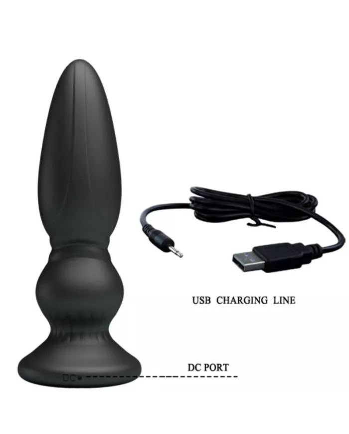 MR PLAY - PUISSANT VIBRATEUR TÉLÉCOMMANDE PLUG ANAL NOIR MR PLAY - PUISSANT VIBRATEUR TÉLÉCOMMANDE PLUG ANAL NOIR