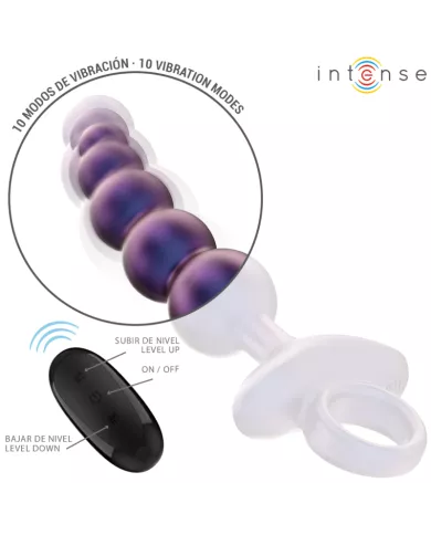 INTENSE - TITO PLUG ANAL VIBRANT MODÈLE 3 TÉLÉCOMMANDE