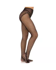 LEG AVENUE - BAS RÉSILLE SANS CROCHLES NOIR