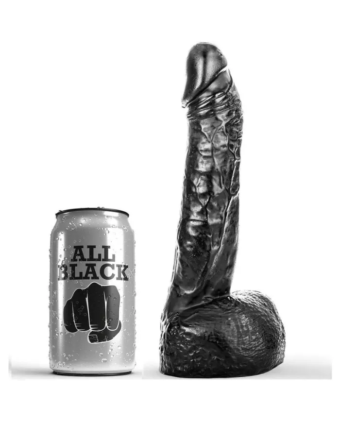 ALL BLACK - GODE FISTING 20 CM ALL BLACK - GODE FISTING 20 CM
