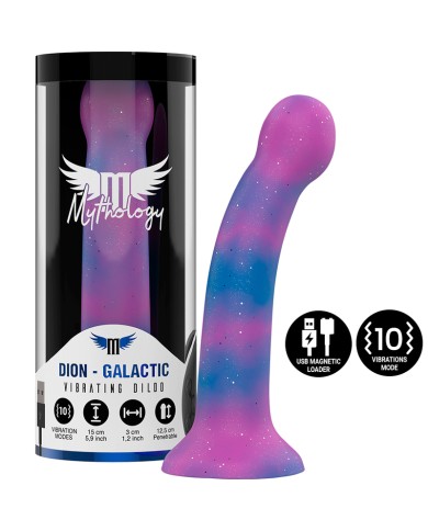 MYTHOLOGY - DION GALACTIC DILDO S - VIBRATEUR WATCHME TECHNOLOGIE SANS FIL COMPATIBLE