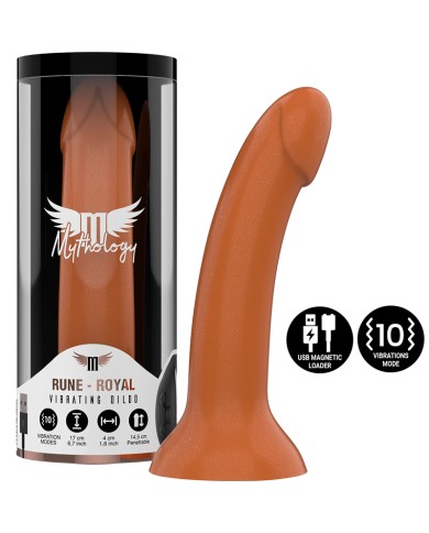 MYTHOLOGY - RUNE ROYAL DILDO M - VIBRATEUR WATCHME TECHNOLOGIE SANS FIL COMPATIBLE