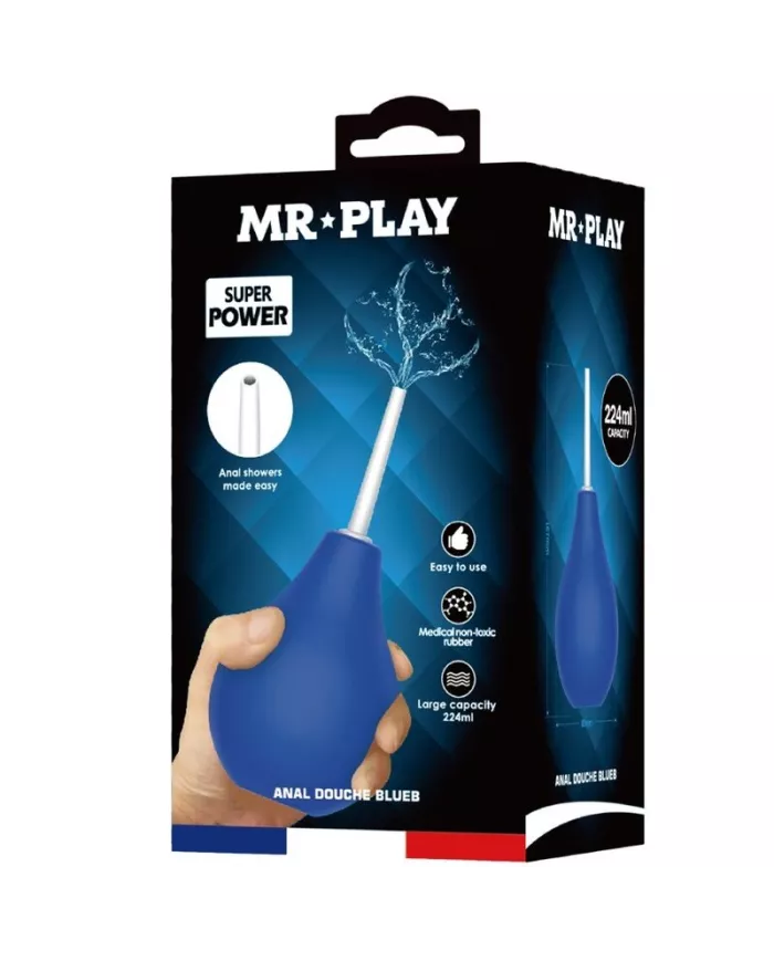 MR PLAY - DOUCHE ANAL BLUEB SUPER POWER BLEU MR PLAY - DOUCHE ANAL BLUEB SUPER POWER BLEU