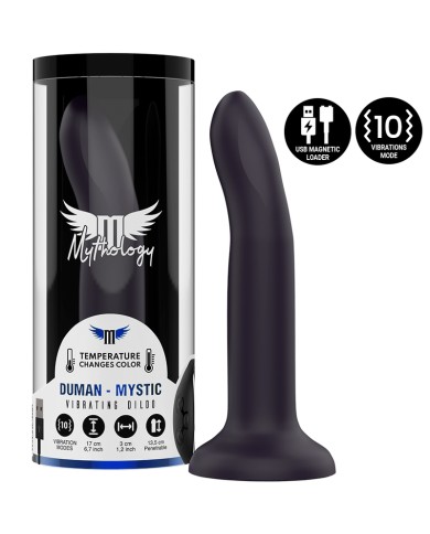 MYTHOLOGY - DUMAN MYSTIC DILDO M - VIBRATEUR COMPATIBLE AVEC LA TECHNOLOGIE SANS FIL WATCHME