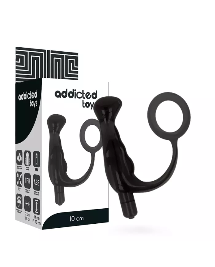 ADDICTED TOYS - VIBRATEUR PROST TICO NOIR 10 CM