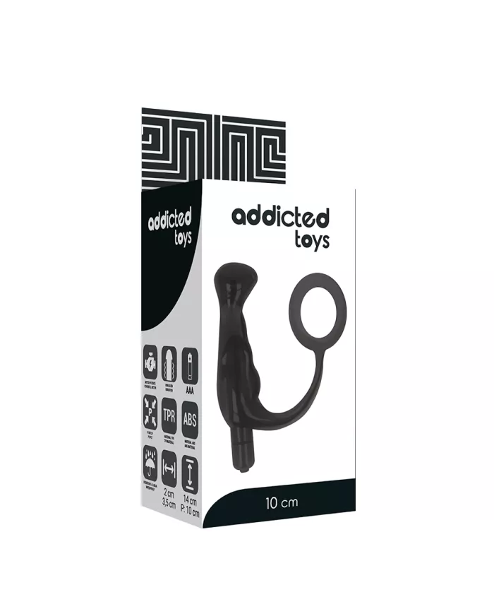 ADDICTED TOYS - VIBRATEUR PROST TICO NOIR 10 CM