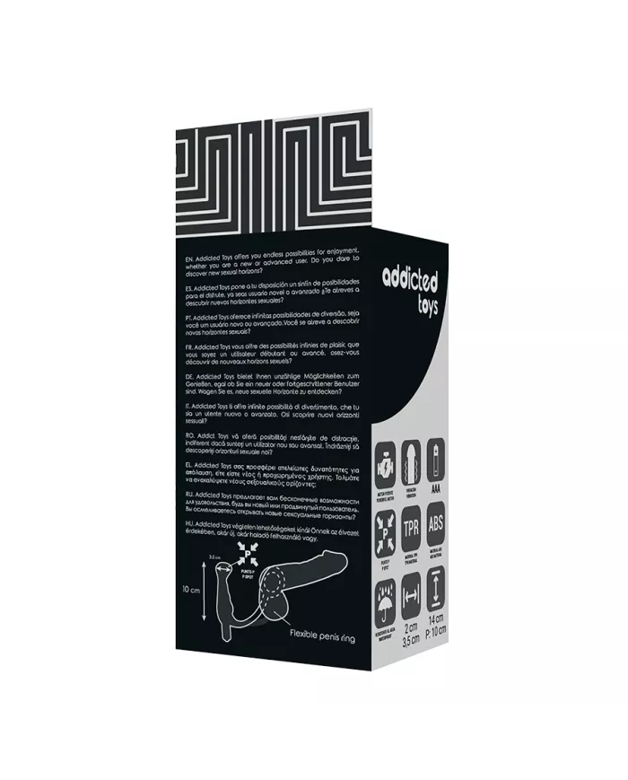 ADDICTED TOYS - VIBRATEUR PROST TICO NOIR 10 CM