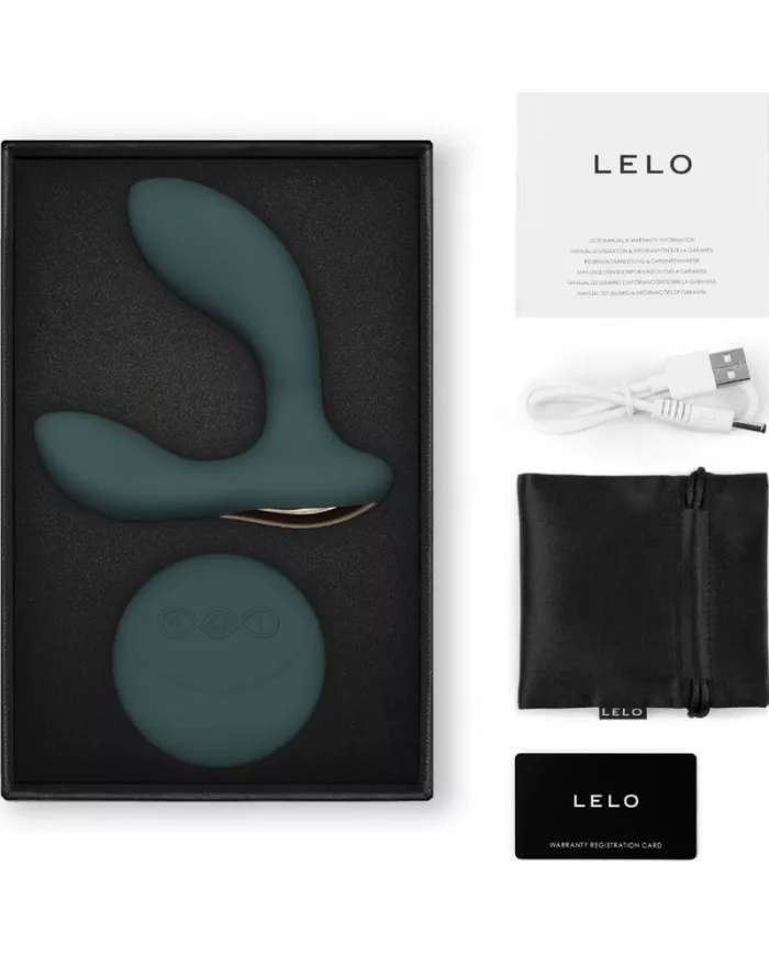 LELO - MASSEUR DE PROSTATE  TÉLÉCOMMANDE HUGO 2 VERT VERT