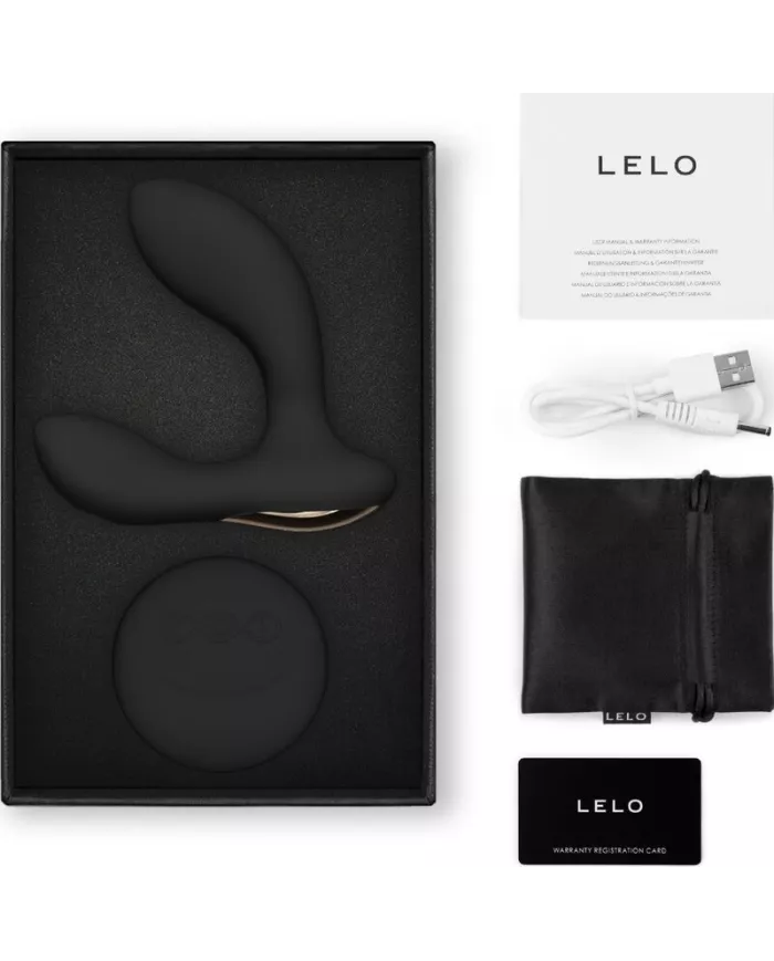 LELO - TÉLÉCOMMANDE DE MASSEUR DE PROSTATE HUGO 2 NOIR LELO - TÉLÉCOMMANDE DE MASSEUR DE PROSTATE HUGO 2 NOIR