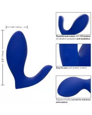 CALEXOTICS - ADMIRAL STIMULATEUR ET VIBRATEUR DE PROSTATE RIMMING BLEU CALEXOTICS - ADMIRAL STIMULATEUR ET VIBRATEUR DE PROSTATE RIMMING BLEU