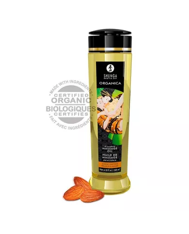 SHUNGA - HUILE DE MASSAGE AUX AMANDES BIO 240 ML SHUNGA - HUILE DE MASSAGE AUX AMANDES BIO 240 ML