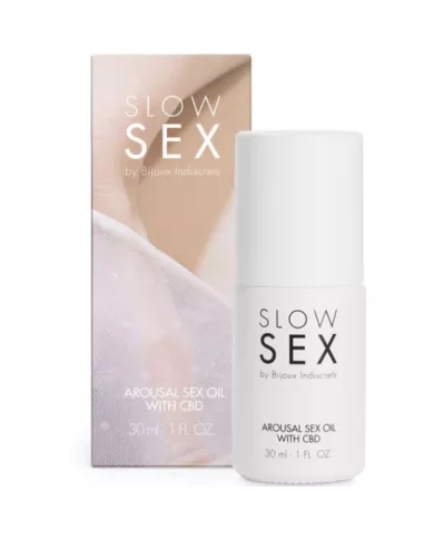 BIJOUX - SLOW SEX HUILE DE MASSAGE SEXUEL AU CBD 30 ML BIJOUX - SLOW SEX HUILE DE MASSAGE SEXUEL AU CBD 30 ML