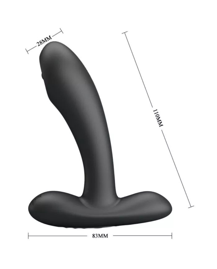 PRETTY LOVE - MASSEUR VIBRANT ANAL ET VAGINAL REMINGTON NOIR